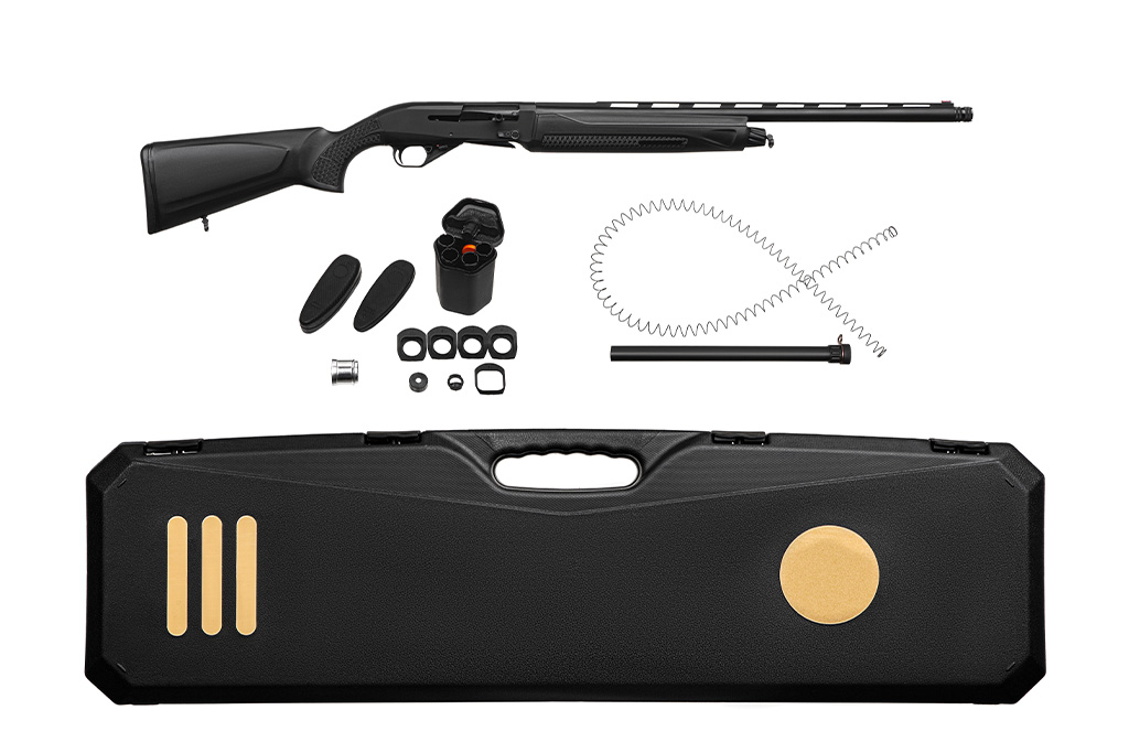 A Semi-Auto Shotgun with A Carrying Case